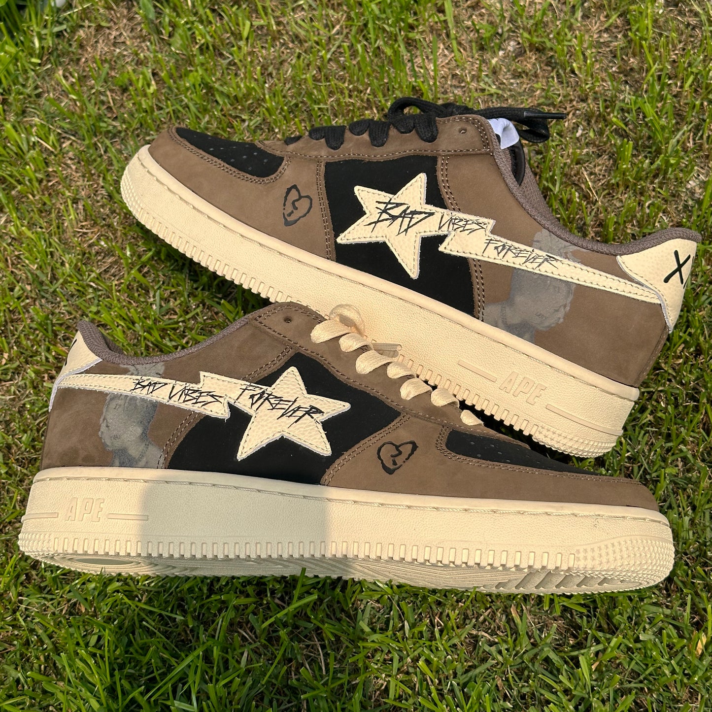 《Bad Vibes Forever》-XXXTENTACION Album Custom Shoes